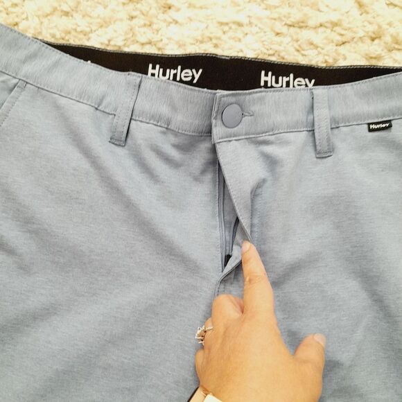 HURLEY Flat Front Bermuda Board Short Preppy sz: 32 - Picture 5 of 6